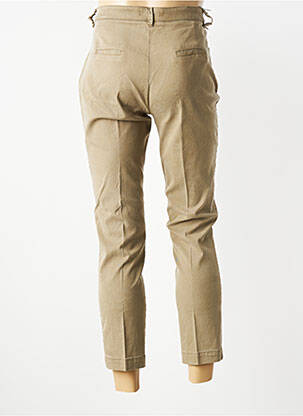 Pantalon chino țesătură poplin mărime normală verde BRUNO SAINT HILAIRE femeie
