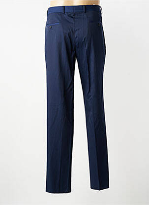 Pantalon slim talie cu cleme mărime normală albastru IZAC bărbat