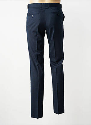 Pantalon slim țesătură poplin mărime normală albastru IZAC bărbat