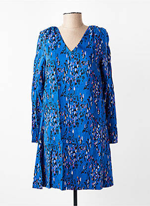 Rochie scurtă mâneci lungi mâneci lungi albastru LOLA ESPELETA femeie