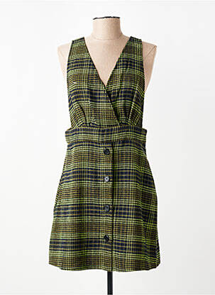 Rochie scurtă fără mâneci fără mâneci verde LILI SIDONIO femeie