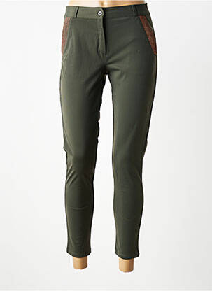 Pantalon 7/8 elasticitate mărime normală verde HBT femeie