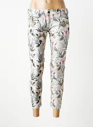 Blugi skinny elasticitate talie joasă verde FREEMAN T.PORTER femeie