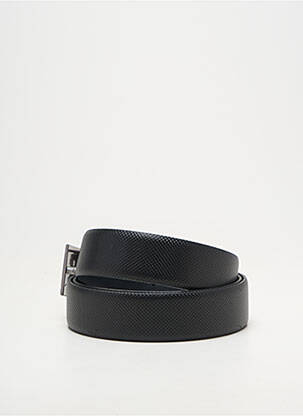 Curea efect material satinat negru FRED GIL bărbat