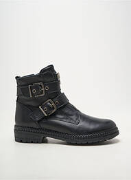 Botine/ghete toc mic toc plat până la 3 cm negru REGARD femeie