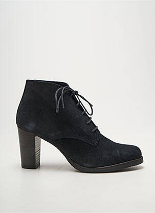 Botine/ghete toc pătrat toc de 7 la 9 cm negru MYMA femeie