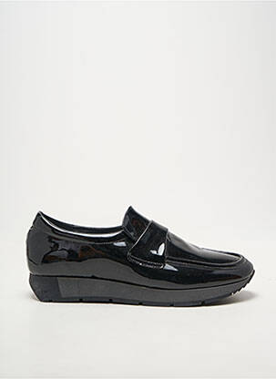Mocasini material neted toc plat până la 3 cm negru MYMA femeie