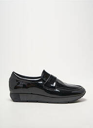 Mocasini material neted toc plat până la 3 cm negru MYMA femeie