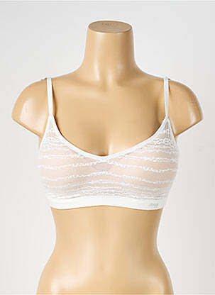 Sutien fără armatură top sutien push-up bej SLOGGI femeie