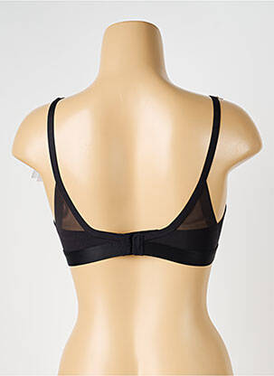 Sutien efect material satinat sutien cupe întregi cu decolteu înalt negru SLOGGI femeie