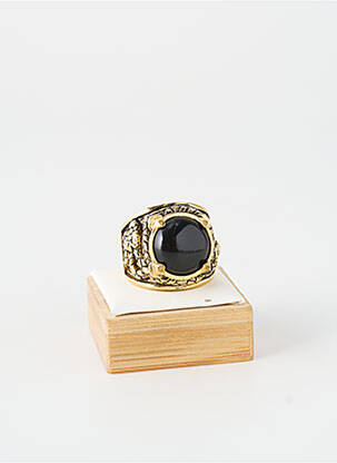 Inel ornament piatră negru TATA GISELE bărbat