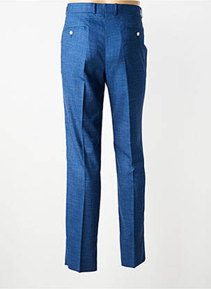 Pantalon slim țesătură melanj mărime normală albastru IZAC bărbat
