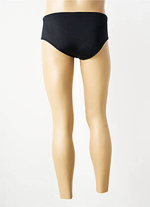 Slip de baie efect material satinat negru EMINENCE bărbat