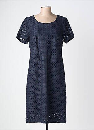 Rochie midi mâneci scurte mâneci scurte albastru BETTY BARCLAY femeie