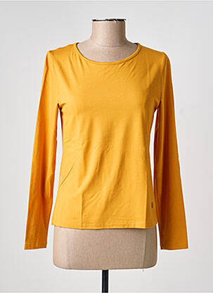 Tricou mâneci lungi mâneci lungi galben PAUL BRIAL femeie