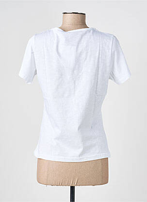 Tricou elasticitate mâneci scurte alb I.ODENA femeie