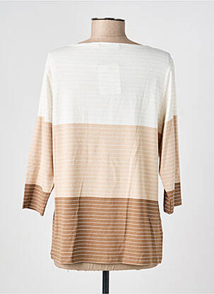 Tricou mâneci 3/4 mâneci 3/4 bej I.ODENA femeie