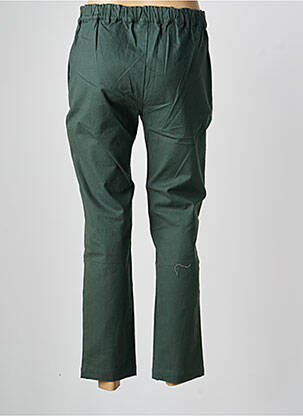 Pantalon 7/8 elasticitate mărime normală verde LA FIANCÉE femeie