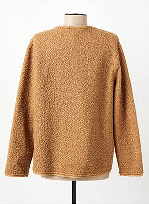 Jachete casual guler rotund maro JULIE GUERLANDE femeie