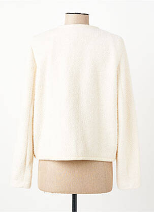 Jachete elegante guler rotund bej JULIE GUERLANDE femeie