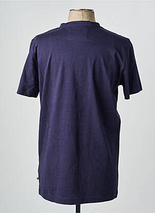 Tricou croială cambrată mâneci scurte albastru CAMBRIDGE bărbat
