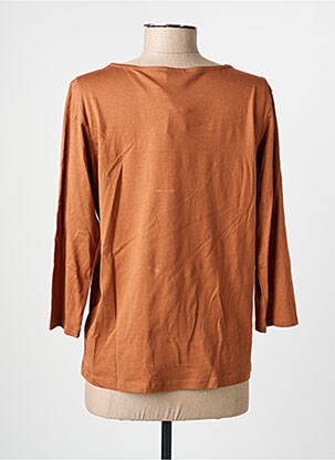 Tricou mâneci 3/4 mâneci 3/4 maro JULIE GUERLANDE femeie