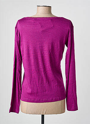 Tricou mâneci lungi mâneci lungi violet C'EST BEAU LA VIE femeie