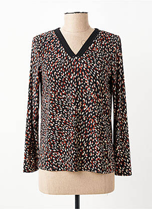 Tricou mâneci lungi mâneci lungi negru JULIE GUERLANDE femeie
