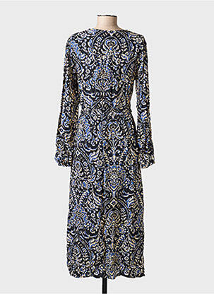 Rochie lungă mâneci lungi mâneci lungi negru JULIE GUERLANDE femeie