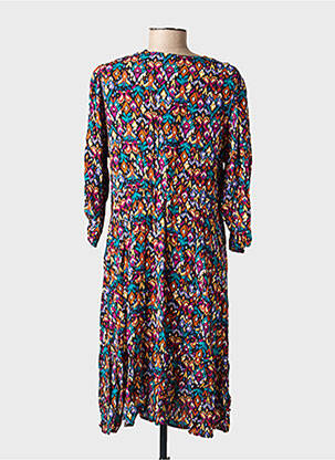Rochie midi mâneci 3/4 mâneci 3/4 negru C'EST BEAU LA VIE femeie