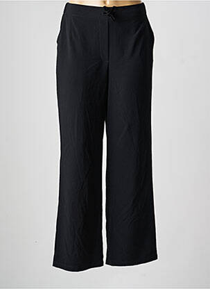 Pantalon larg țesătură crep mărime normală negru C'EST BEAU LA VIE femeie