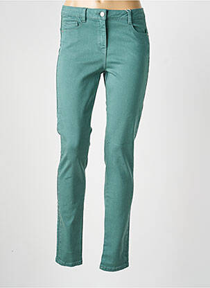 Pantalon slim elasticitate mărime normală verde C'EST BEAU LA VIE femeie