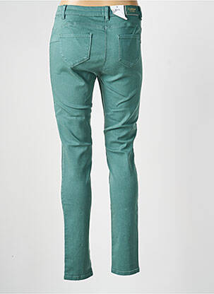 Pantalon slim elasticitate mărime normală verde C'EST BEAU LA VIE femeie