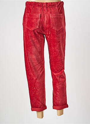 Pantalon 7/8 elasticitate mărime normală roșu C'EST BEAU LA VIE femeie