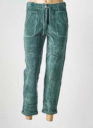 Pantalon 7/8 elasticitate mărime normală verde C'EST BEAU LA VIE femeie