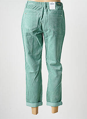 Pantalon 7/8 închidere cu fermoar sub clapetă cu nasturi mărime normală verde C'EST BEAU LA VIE femeie