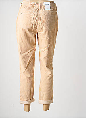 Pantalon 7/8 închidere cu fermoar sub clapetă cu nasturi mărime normală bej C'EST BEAU LA VIE femeie