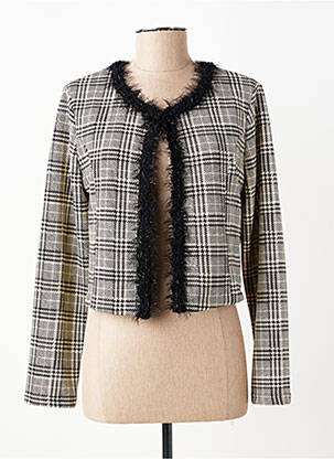 Jachete elegante guler rotund negru BATIDA femeie