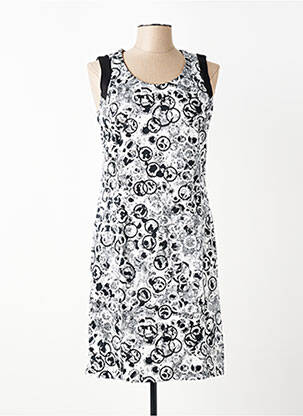 Rochie midi fără mâneci fără mâneci negru FRANCE RIVOIRE femeie