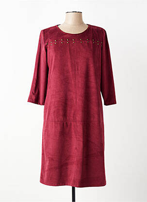 Rochie midi mâneci 3/4 mâneci 3/4 roșu FRED SABATIER femeie