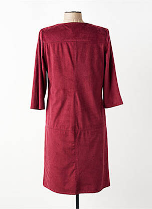 Rochie midi mâneci 3/4 mâneci 3/4 roșu FRED SABATIER femeie