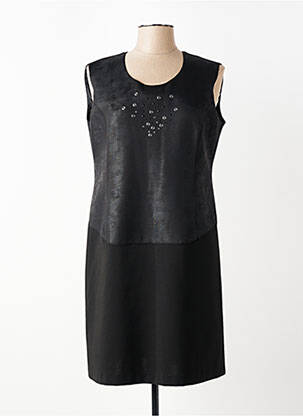 Rochie midi fără mâneci fără mâneci negru GEVANA femeie