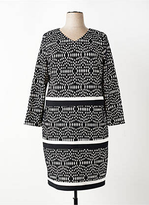 Rochie midi mâneci lungi mâneci lungi negru FRANCE RIVOIRE femeie