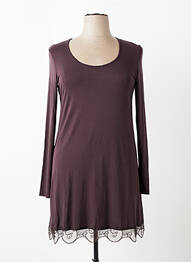 Jupon/fond de rochie broderie maro MADO ET LES AUTRES femeie