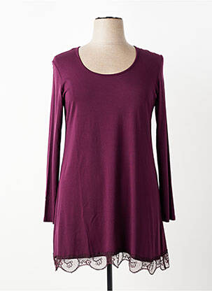 Jupon/fond de rochie broderie violet MADO ET LES AUTRES femeie