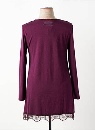 Jupon/fond de rochie broderie violet MADO ET LES AUTRES femeie