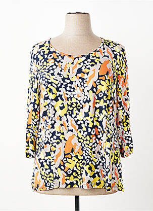 Tricou mâneci 3/4 mâneci 3/4 portocalie FRANCE RIVOIRE femeie