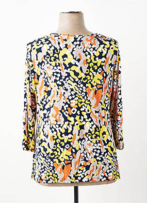 Tricou mâneci 3/4 mâneci 3/4 portocalie FRANCE RIVOIRE femeie