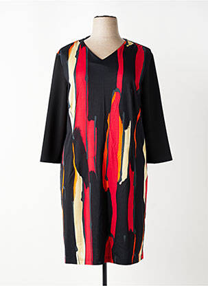 Rochie midi mâneci lungi mâneci lungi negru FRANCE RIVOIRE femeie