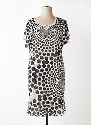 Rochie midi mâneci scurte mâneci scurte negru TELMAIL femeie